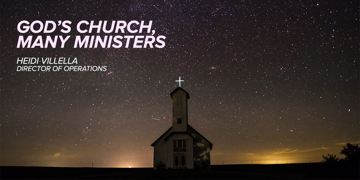 God's Church, Many Ministers