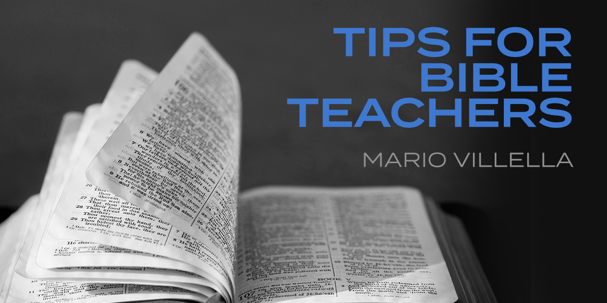 Tips For Bible Teachers